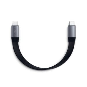 Кабель Satechi Flat USB-C to USB-C, длина 22,8 см