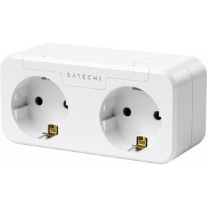 Умная розетка Satechi Homekit Dual Smart Outlet