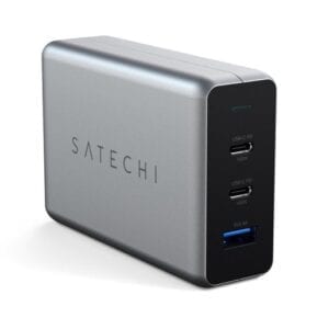 Сетевое зарядное устройство Satechi Compact Charger с технологией GaN Power (ST-TC100GM-EU)