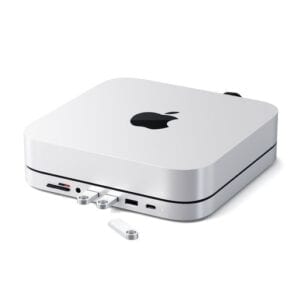 USB док станция с подставкой Satechi Mac Mini Stand & Hub для Mac Mini (ST-ABHFS)