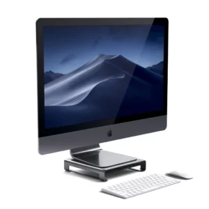 Подставка-док станция Satechi Type-C Aluminum iMac Stand с Built-in USB-C Data для iMac (ST-AMSHM)