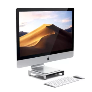 Подставка-док станция Satechi Type-C Aluminum iMac Stand с Built-in USB-C Data для iMac (ST-AMSHS)