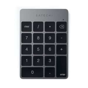 Беспроводной цифровой блок клавиатуры Satechi Aluminum Slim Keypad Numpad. Цвет серый космос.