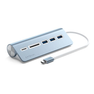 Концентратор Satechi Type-C Aluminum USB Hub & Micro/SD Card Reader with Cable